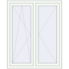 Pricing Tilt-and-Turn 1090x1350 mm KORSA OPTIMUM REHAU EURO 70 RAL 9016 Traffic white two-sided