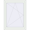 Pricing Tilt-and-Turn 850x1200 mm KORSA OPTIMUM REHAU EURO 70 RAL 9016 Traffic white two-sided