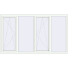 Pricing Tilt-and-Turn 2400x1400 mm REHAU ENERGY-SAVING SYNEGO MD RAL 9016 Traffic white two-sided