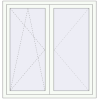Pricing Tilt-and-Turn 1250x1370 mm KORSA ENERGY-SAVING REHAU SYNEGO MD