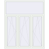 Pricing Tilt-and-Turn 1650x2000 mm KORSA OPTIMUM REHAU EURO 70 RAL 9016 Traffic white two-sided