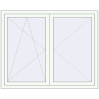 Pricing Tilt-and-Turn 1500x1200 mm KORSA OPTIMUM REHAU EURO 70 RAL 9016 Traffic white two-sided