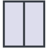 Pricing Tilt-and-Turn 1080x1200 mm KORSA OPTIMUM REHAU EURO 70 ANTHRACITE_GREY_STRUKTURAL two-sided