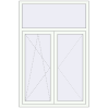 Pricing Tilt-and-Turn 1170x1775 mm KORSA OPTIMUM REHAU EURO 70 RAL 9016 Traffic white two-sided
