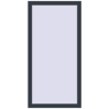 Pricing Tilt-and-Turn 700x1250 mm KORSA ENERGY-SAVING REHAU SYNEGO MD ANTHRACITE_GREY_STRUKTURAL two-sided