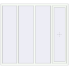 Pricing Tilt-and-Turn 2000x1800 mm KORSA BRILLANT DESIGN RAL 9016 Traffic white two-sided