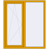 Prețuri Ferestre 1300x1500 mm ALU LIGHT A