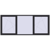 Pricing Tilt-and-Turn 2800x1150 mm KORSA ENERGY-SAVING REHAU SYNEGO MD BLACK_ULTI-MATT two-sided