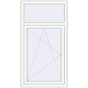 Pricing Tilt-and-Turn 800x1500 mm KORSA BRILLANT DESIGN