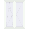 Pricing Tilt-and-Turn 1040x1400 mm KORSA OPTIMUM REHAU EURO 70 RAL 9016 Traffic white two-sided