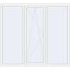 Pricing Tilt-and-Turn 2000x1800 mm KORSA ENERGY-SAVING REHAU SYNEGO MD RAL 9016 Traffic white two-sided