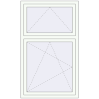 Pricing Tilt-and-Turn 950x1600 mm KORSA OPTIMUM REHAU EURO 70 RAL 9016 Traffic white two-sided