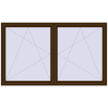 Pricing Tilt-and-Turn 2270x1350 mm KORSA ENERGY-SAVING REHAU SYNEGO MD DARK_OAK two-sided