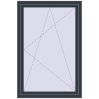 Preisgestaltung Kipp und Drehfenster 1000x1500 mm REHAU BRILLANT DESIGN ANTHRACITE_GREY_STRUKTURAL extern