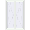 Pricing Tilt-and-Turn 1200x1900 mm KORSA OPTIMUM REHAU EURO 70 RAL 9016 Traffic white two-sided
