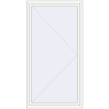 Pricing Tilt-and-Turn 1105x2105 mm KORSA OPTIMUM REHAU EURO 70 RAL 9016 Traffic white two-sided