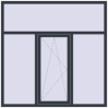 Prețuri Ferestre 1800x1800 mm REHAU BRILLANT DESIGN
