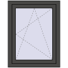Pricing Tilt-and-Turn 700x900 mm KORSA ENERGY-SAVING REHAU SYNEGO MD BASALT_GREY external