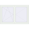 Pricing Tilt-and-Turn 1650x1085 mm KORSA ENERGY-SAVING REHAU SYNEGO MD RAL 9016 Traffic white two-sided