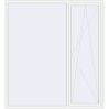 Pricing Tilt-and-Turn 2200x2400 mm KORSA BRILLANT DESIGN RAL 9016 Traffic white two-sided