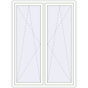 Pricing Tilt-and-Turn 1400x1900 mm KORSA OPTIMUM REHAU EURO 70 RAL 9016 Traffic white two-sided