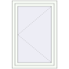 Tarification Fenêtres 800x1200 mm REHAU Brillant