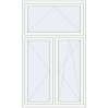 Pricing Tilt-and-Turn 1200x2000 mm KORSA OPTIMUM REHAU EURO 70 RAL 9016 Traffic white two-sided