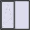 Pricing Tilt-and-Turn 1450x1500 mm KORSA BRILLANT DESIGN