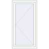 Tarification Fenêtres 800x1500 mm REHAU Euro-Design 60