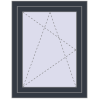 Pricing Tilt-and-Turn 700x900 mm KORSA ENERGY-SAVING REHAU SYNEGO MD ANTHRACITE_GREY_STRUKTURAL external