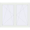 Pricing Tilt-and-Turn 1720x1400 mm REHAU OPTIMUM EURO-DESIGN 70 RAL 9016 Traffic white two-sided
