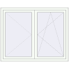 Pricing Tilt-and-Turn 1450x1150 mm KORSA OPTIMUM REHAU EURO 70 RAL 9016 Traffic white two-sided