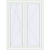 Pricing Tilt-and-Turn 1100x1500 mm REHAU OPTIMUM EURO-DESIGN 70 RAL 9016 Traffic white two-sided