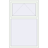 Pricing Tilt-and-Turn 1000x1600 mm KORSA BRILLANT DESIGN RAL 9016 Traffic white two-sided