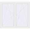 Pricing Tilt-and-Turn 1800x1600 mm KORSA OPTIMUM REHAU EURO 70 RAL 9016 Traffic white two-sided
