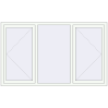 Pricing Tilt-and-Turn 2000x1200 mm KORSA OPTIMUM REHAU EURO 70 RAL 9016 Traffic white two-sided