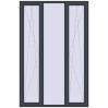 Pricing Tilt-and-Turn 1500x2300 mm KORSA BRILLANT DESIGN ANTHRACITE_GREY_STRUKTURAL external