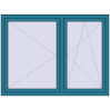 Preisgestaltung Kipp und Drehfenster 1600x1200 mm REHAU  BRILLANT