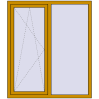Prețuri Ferestre 1300x1500 mm ALU LIGHT A