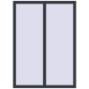 Pricing Tilt-and-Turn 1050x1450 mm REHAU OPTIMUM EURO-DESIGN 70 ANTHRACITE_GREY_STRUKTURAL two-sided