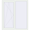 Pricing Tilt-and-Turn 1400x1600 mm KORSA ENERGY-SAVING REHAU SYNEGO MD