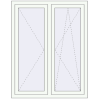 Pricing Tilt-and-Turn 1100x1400 mm KORSA OPTIMUM REHAU EURO 70 RAL 9016 Traffic white two-sided