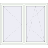 Pricing Tilt-and-Turn 1600x1400 mm REHAU OPTIMUM EURO-DESIGN 70 RAL 9016 Traffic white two-sided