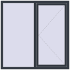 Prețuri Ferestre 1500x1500 mm BASE REHAU EURO 60