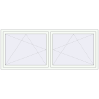 Pricing Tilt-and-Turn 2280x930 mm KORSA ENERGY-SAVING REHAU SYNEGO MD RAL 9016 Traffic white two-sided