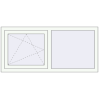 Pricing Tilt-and-Turn 1400x650 mm KORSA ENERGY-SAVING REHAU SYNEGO MD