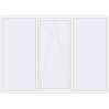 Pricing Tilt-and-Turn 2750x1960 mm KORSA ENERGY-SAVING REHAU SYNEGO MD RAL 9016 Traffic white two-sided