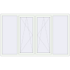 Pricing Tilt-and-Turn 2300x1400 mm KORSA OPTIMUM REHAU EURO 70 RAL 9016 Traffic white two-sided