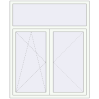 Pricing Tilt-and-Turn 1350x1650 mm KORSA OPTIMUM REHAU EURO 70 RAL 9016 Traffic white two-sided