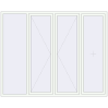 Pricing Tilt-and-Turn 2500x2000 mm KORSA ENERGY-SAVING REHAU SYNEGO MD
